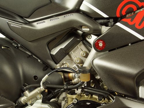 Coperchio cilindro Carbonworld, carbonio adatto per Ducati
