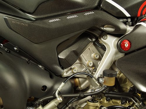 Coperchio cilindro Carbonworld, carbonio adatto per Ducati