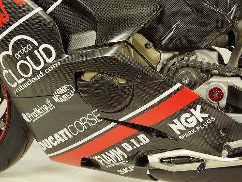 Carbonworld engine guard, carbon, matt suitable for Ducati