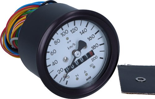 MMB Speedometer 48mm electronic black 0-200 km/h