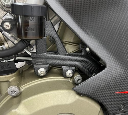 Support de réservoir Carbonworld en carbone pour Ducati