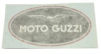 Moto Guzzi Sticker fuel tank left side, black, red -