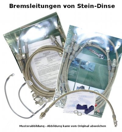 Spiegler Bremsleitung, einzeln, silber/keine - 72 cm, 411,