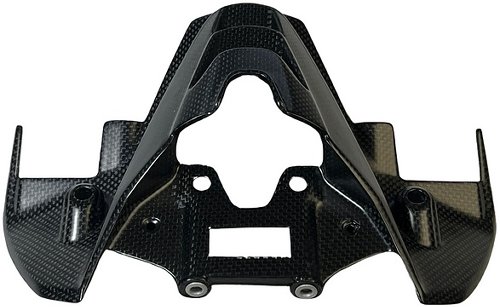 Carbonworld Lower lamp cover, carbon suitable for Ducati