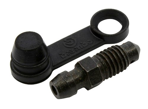 Bleeder nipple P4 34A, M8x1,25, 15mm,black