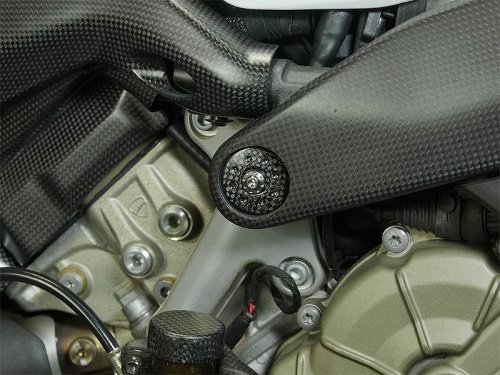 Tapón de cuadro Carbonworld. superior, carbono, brillante