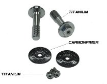 Tapón de cuadro Carbonworld. superior, carbono, brillante