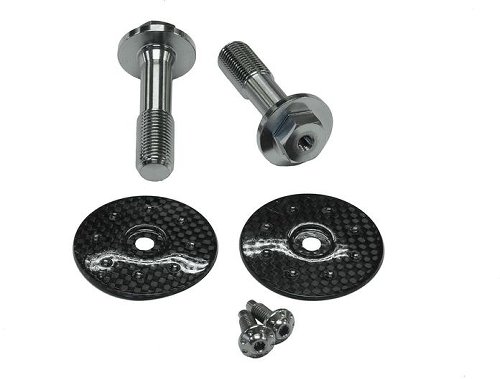 Tapón de cuadro Carbonworld, delantero, carbono, mate