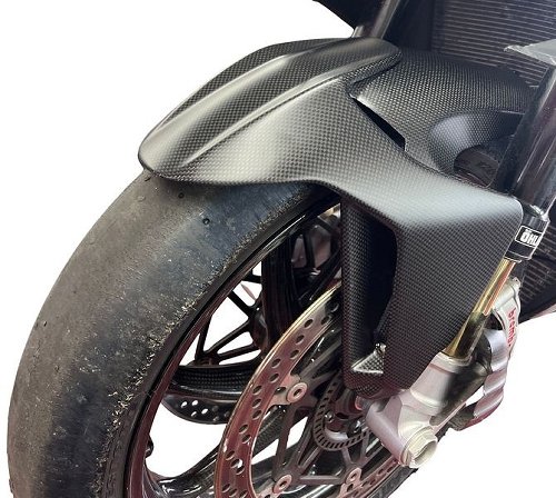 Carbonworld mudguard, front, carbon suitable for Ducati