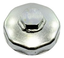 Ducati oil filter wrench, 8 corners, Ø74-76 mm, 27mm nut -
