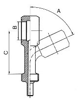 B&H Occhiello 0° Nichel Diam.11,1mm, L=24mm