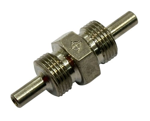 B&H conector de tubos, acero 3/8" x 32 UNF