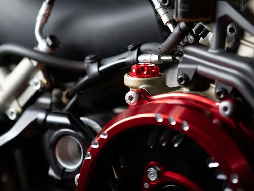 Carbonworld Ducati vite olio rosso
