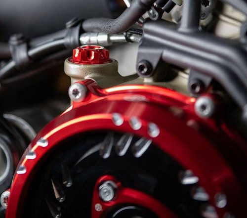 Carbonworld Ducati vite olio rosso