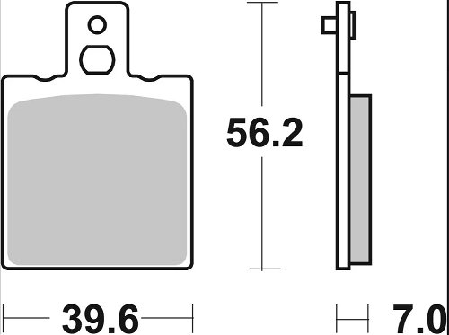 Brembo brake pad 07BB01SD Sinter 05