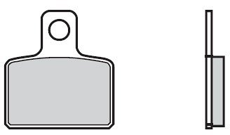 Brembo brake pad 07GR48SX Sinter