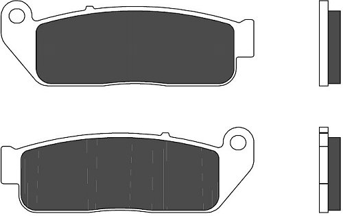 Plaquettes de frein Brembo 07GR80CC carbone céramique