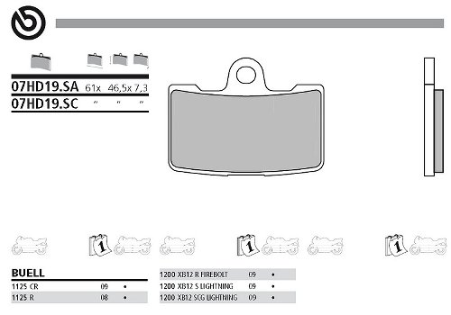 Brembo Pastillas del freno - Sinter