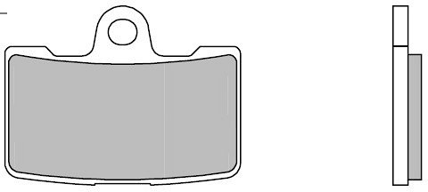 Brembo brake pad 07HD19SR Sinter Racing