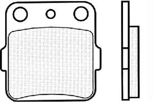 HO Bremsbelag Honda Semi-Metall