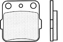 HO brake pad Honda Semi-Metall