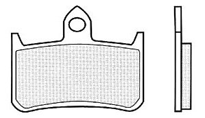 Brembo Pastillas del freno Honda Sinter Strada delantera