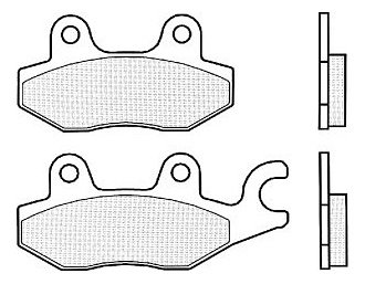 Brembo Pastillas del freno Honda - Carbono, Cerámica