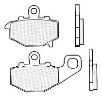 Plaquettes de frein Brembo07KA1617 carbone céramique