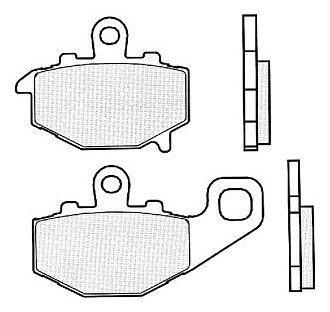 Brembo Pastillas del freno Kawa Sinter Strada trasera