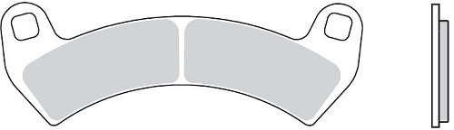 Pastiglia freno Brembo 07PO14SD Sinter