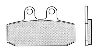 Brembo Brake pad kit carbon ceramic - Aprilia, Derbi,