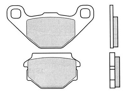 Brembo Brake pad kit carbon ceramic - Aprilia, Fantic, MZ,