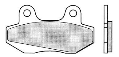 Brembo Brake pad kit carbon ceramic - Cagiva, Honda,