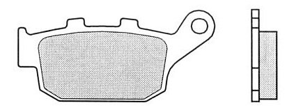 Brembo Brake pad kit sintered - Honda 125, 150 FES Pantheon,