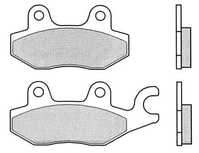 Brembo Brake pad kit carbon ceramic - Daelim, Honda,