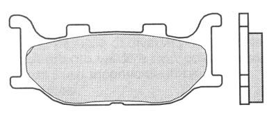 Brembo Brake pad kit carbon ceramic - Italjet, MBK, Yamaha