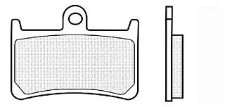 Brembo brake pad Yamaha - carbon ceramic