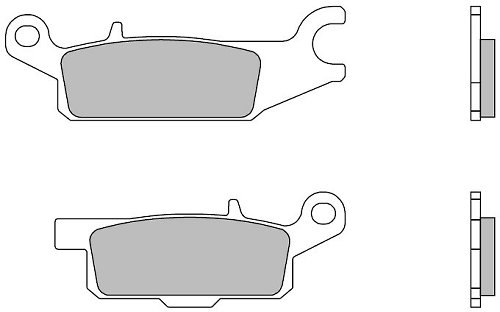 Pastiglia freno Brembo 07YA49SX Sinter