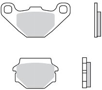 Pastiglie freno Brembo 07YA54CC in carbonio ceramico