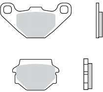 Pastiglia freno Brembo 07YA54SP sinterizzata