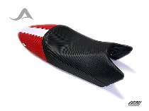 Luimoto Seat cover, black-white-red - Ducati 400, 600, 620,