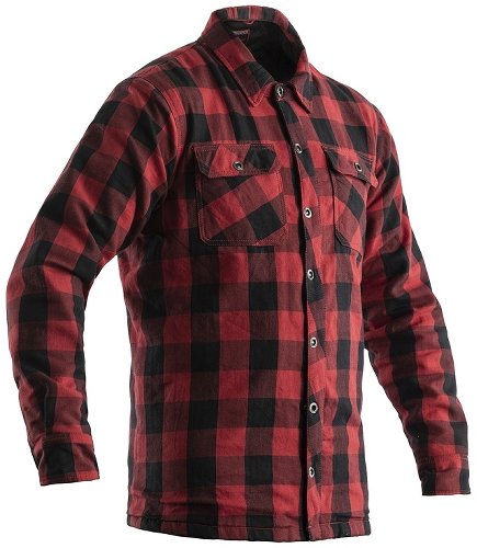 RST x Kevlar® Lumberjack Gefüttertes Textilhemd - Rot Größe