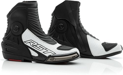 RST Tractech Evo 3 Short Boots CE - White/Black Size 40