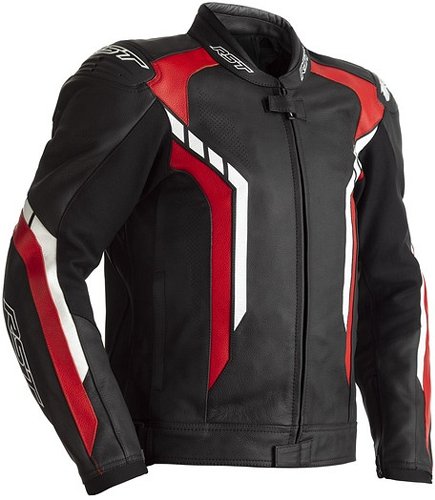 RST Axis CE Leder Jacke Rot Größe XXL