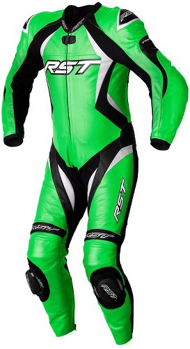 RST Tractech EVO 4 CE Cuero Combi Verde neón/Negro/Blanco S