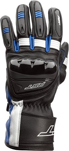 RST Pilot CE Handschuhe - Schwarz/Blau/Weiß Größe 08