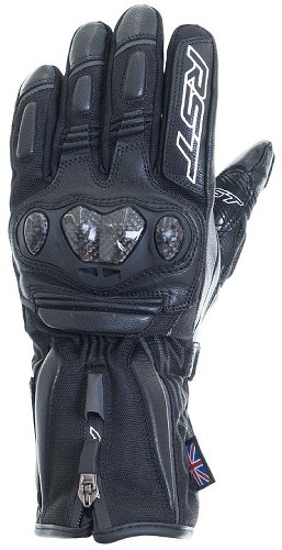 RST Paragon V CE Waterproof Gloves Leather/Textile - Black