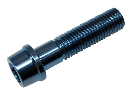 Hexagon socket screw, titanium, M10x40, blue NML