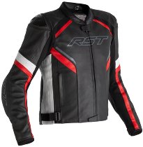 RST Sabre Lederjacke - Schwarz/Weiß/Rot Größe S