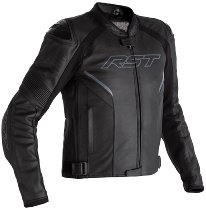 RST Sabre CE Leather Jacket - Black/Black/Black Size S